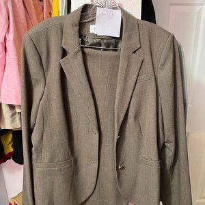 Women's Calvin Klein Brown Suit